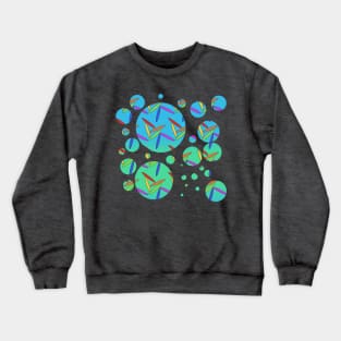 Abstract Rainbow Crewneck Sweatshirt